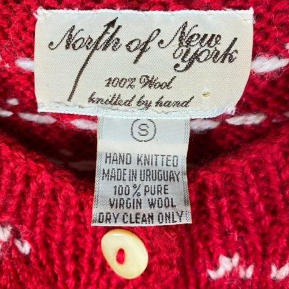 VINTAGE Wool Cardigan Sweater with Scotties - Picture 4 of 7